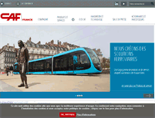 Tablet Screenshot of caf-france.net